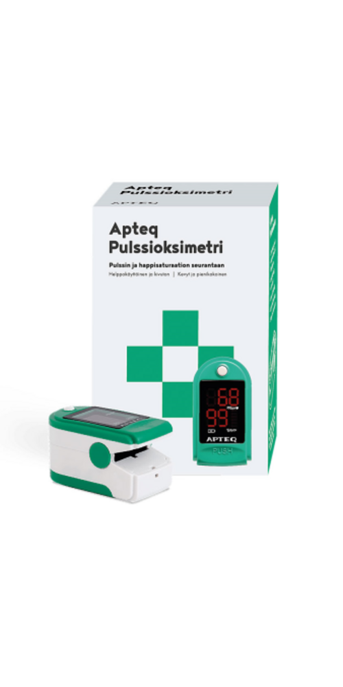 Apteq pulssioksimetri 1 kpl